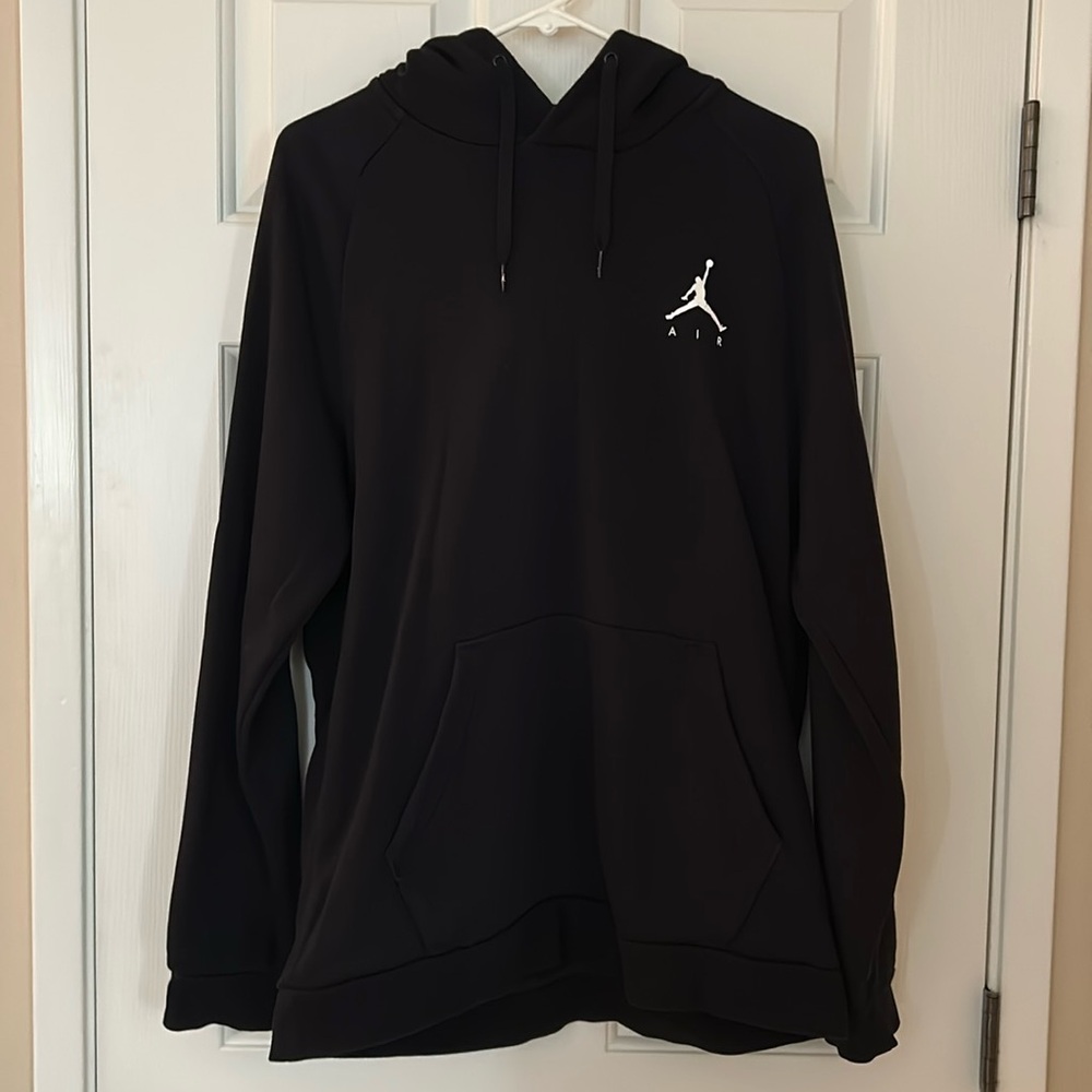 Nike Air Jordan Jumpman Logo Hoodie Black Men’s Large - Great Condition